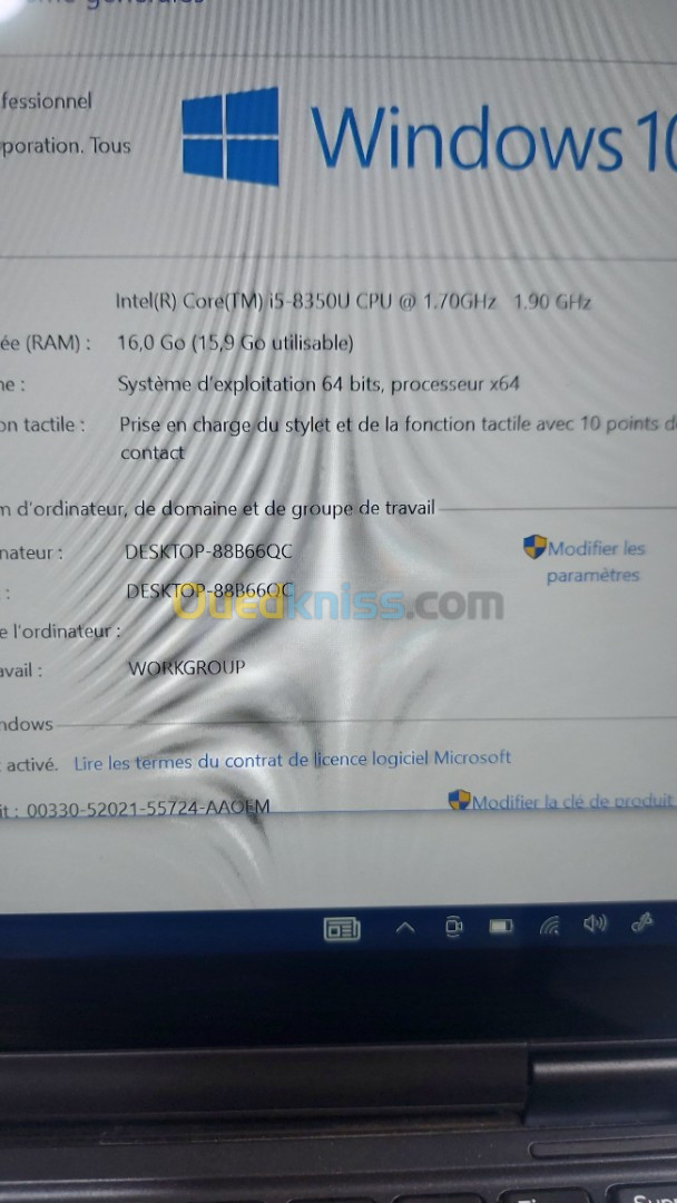 DELL LATITUDE 7390 2IN1 I5 8ÈME 16GB 256SSD TACTILE CONVERTIBLE 