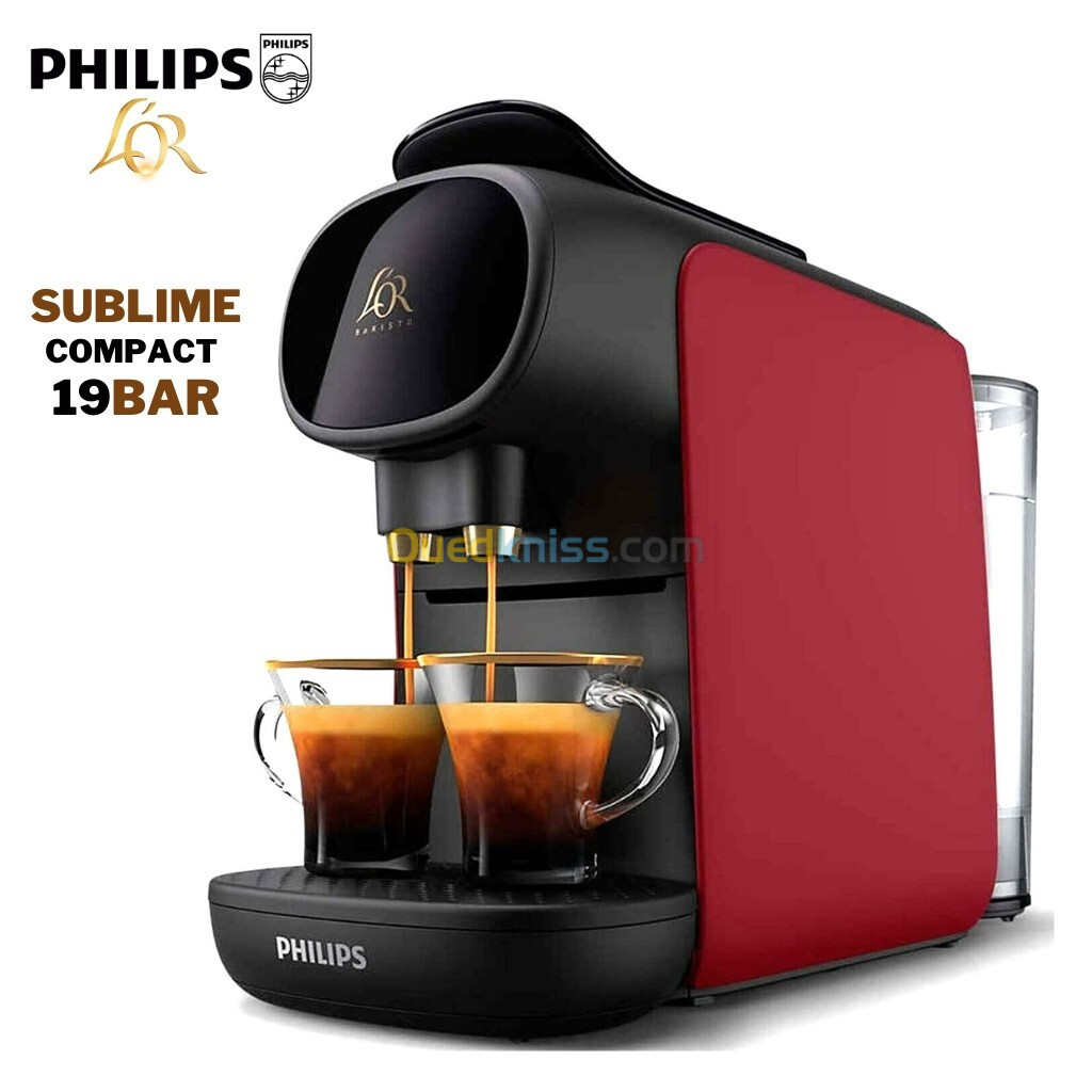 Philips Machine à café à capsules 19BAR L'OR BARISTA SUBLIME avec 20 capsule