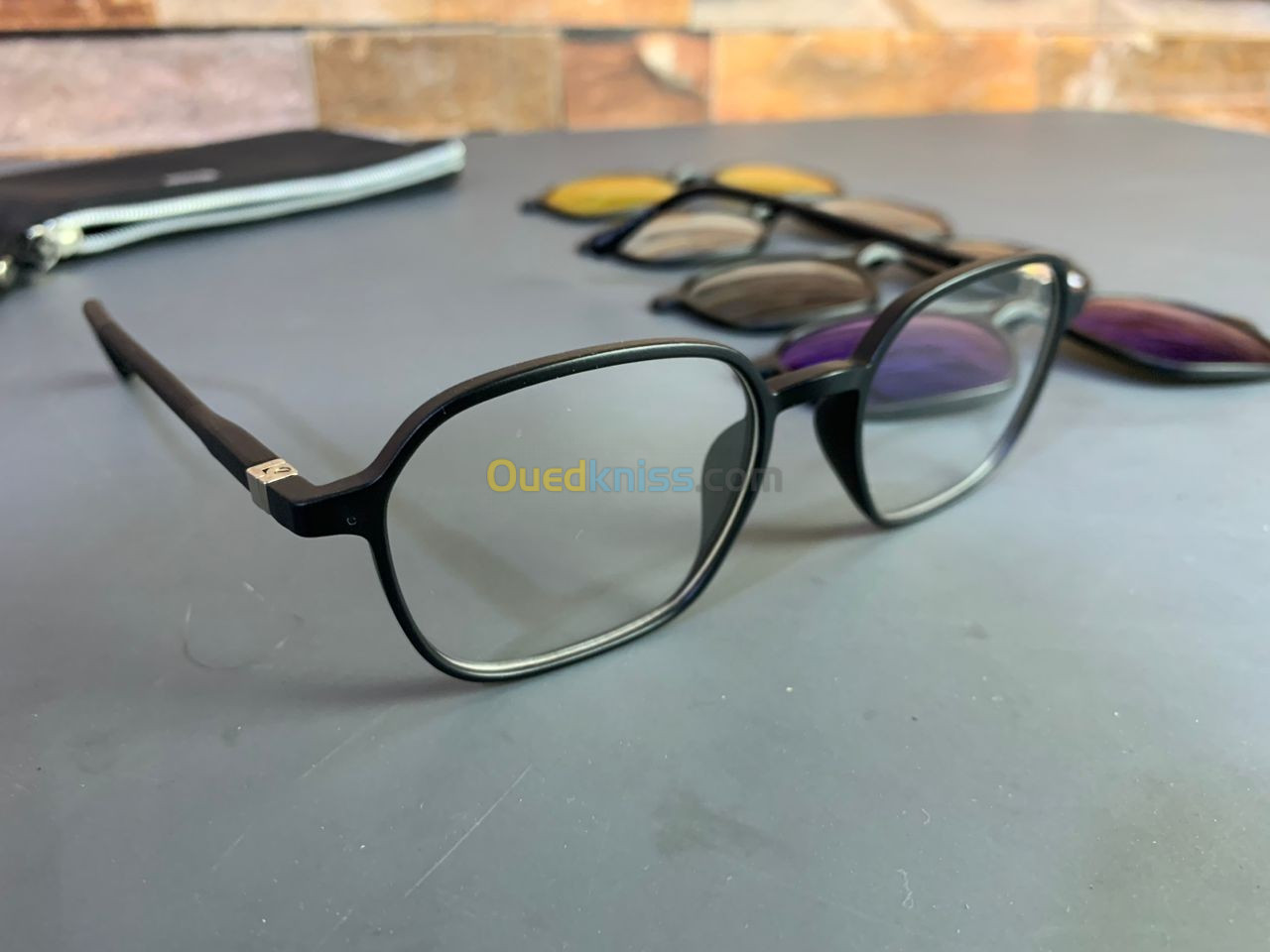 Lunette 5en1 2307AT4 Clip on magnétique Optique / Style / Soleil / Nuit / Transparent 