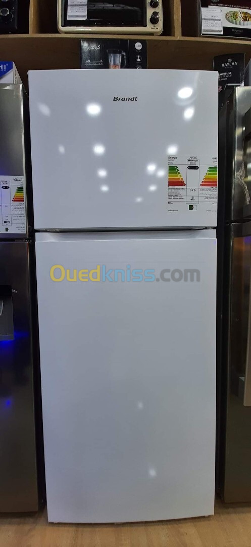 Réfrigérateur brandt 610 litre nofrost inox blanc 