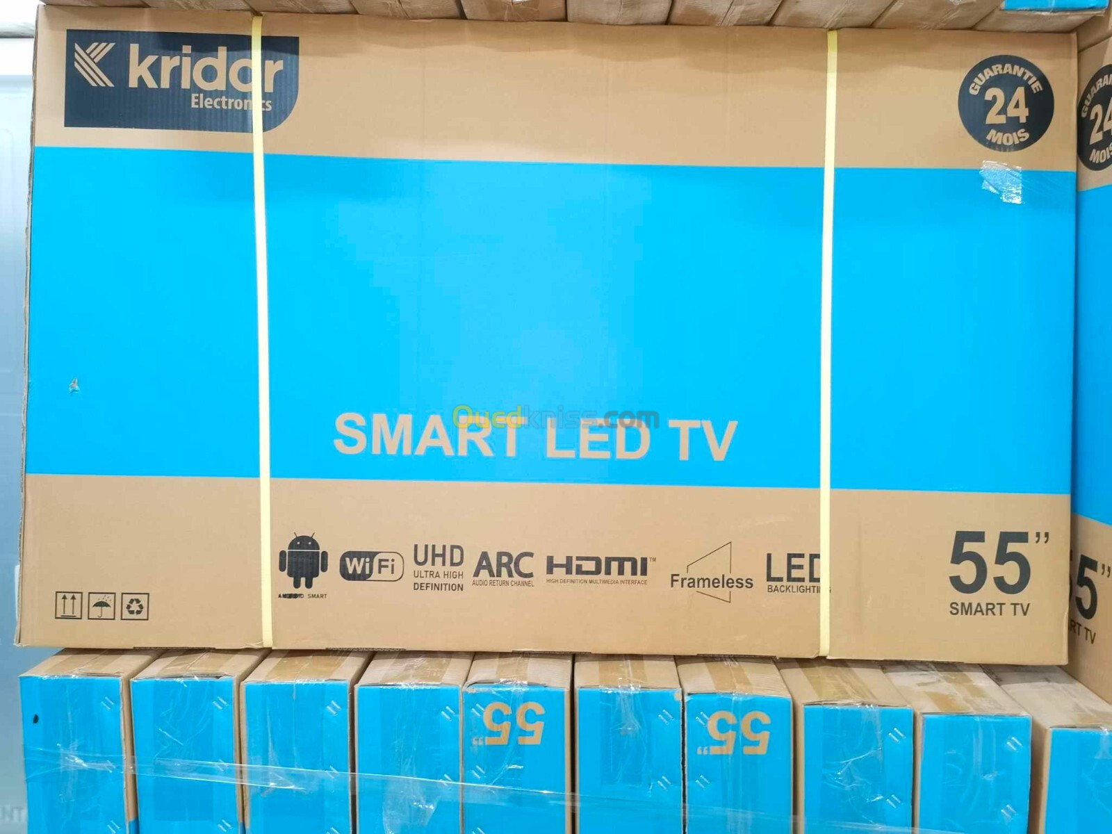 Télévisions kridor 4k  smart Android12 disponible 50 pouce 55 pouce 