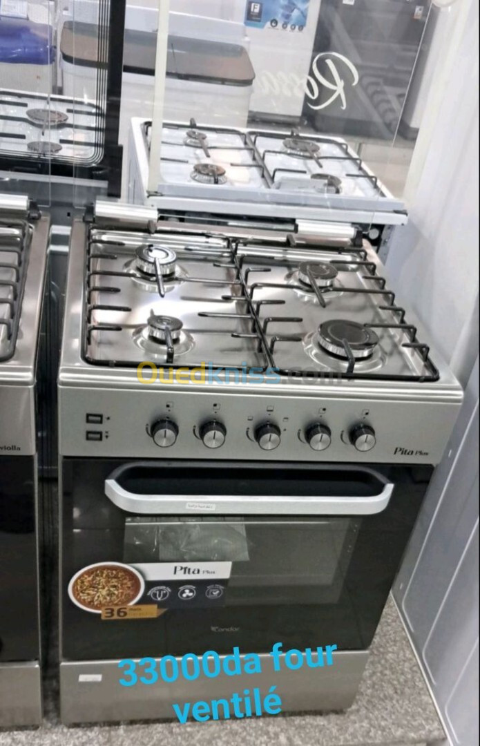 Cuisinières condor regina 4 feux inox 