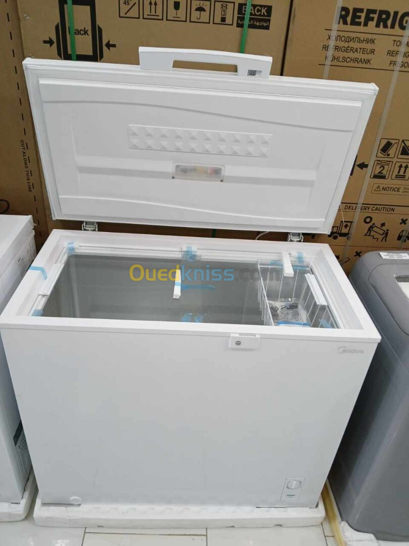 Congélateur midea horizontal 180l 260litre 