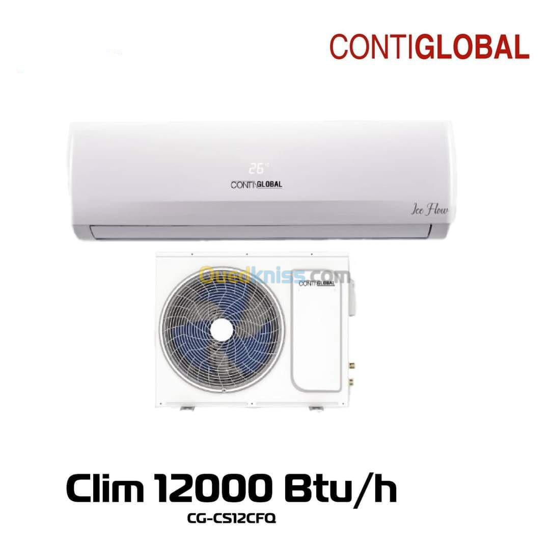 Climatiseur CONTIGLOBAL 12000Btu