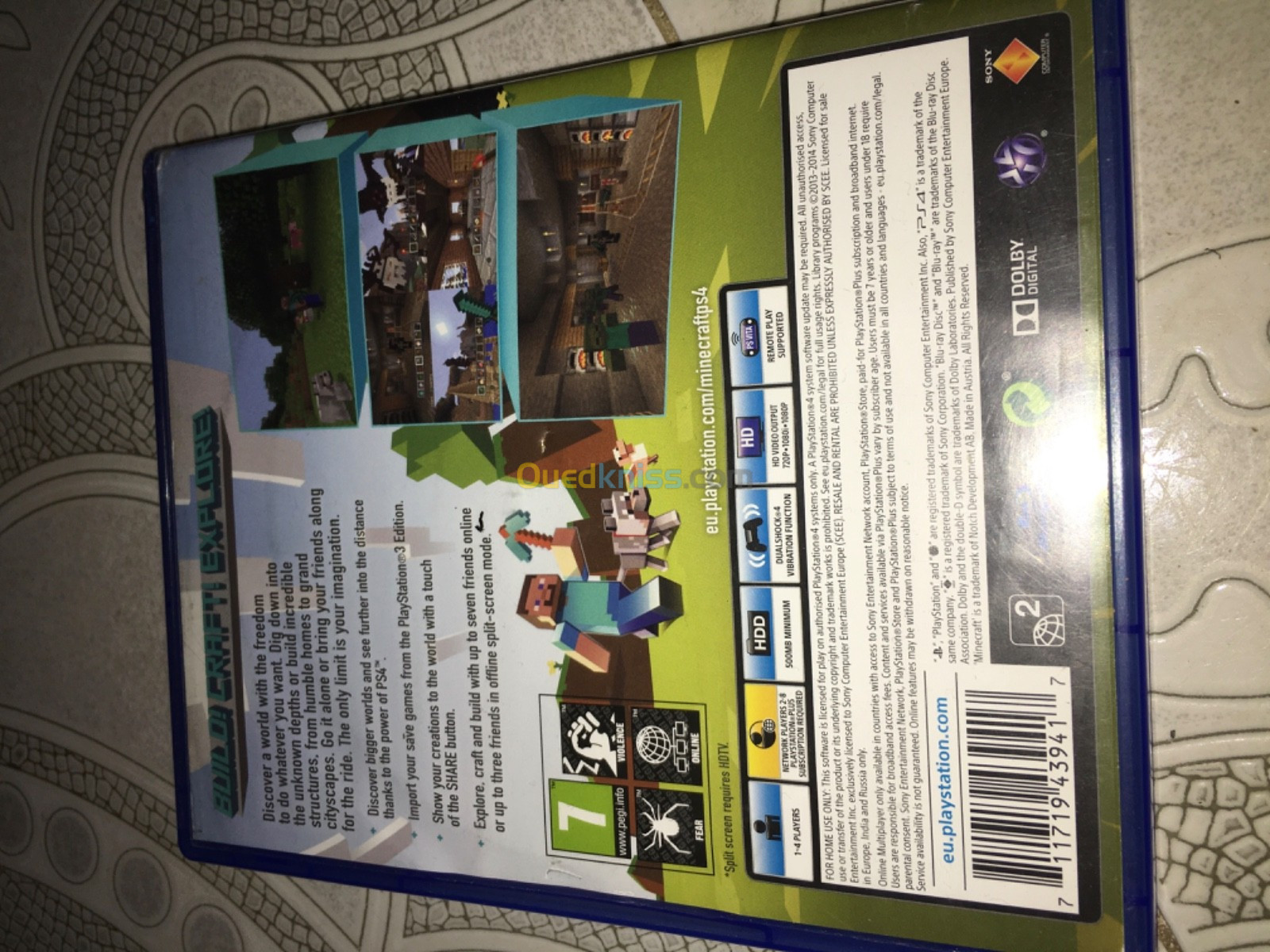 ps4 CD Minecraft 