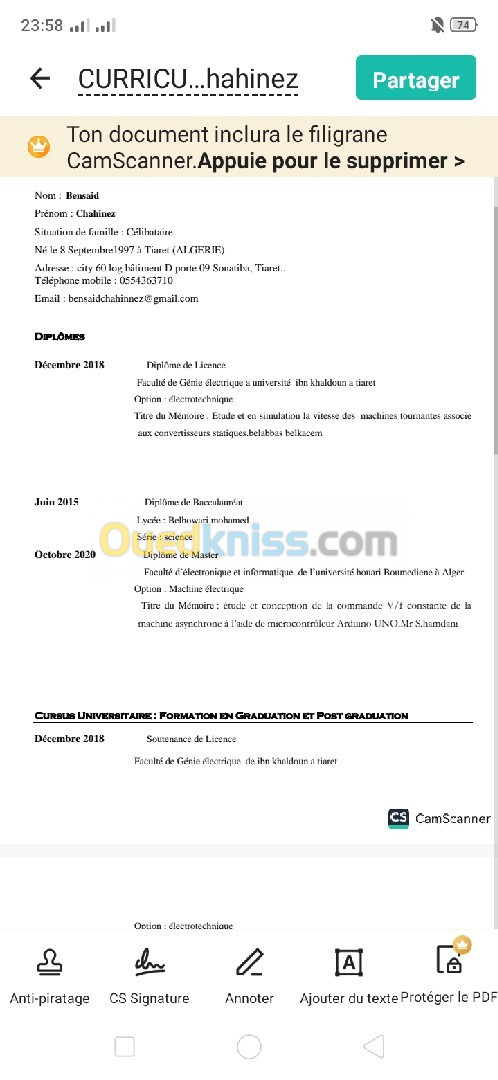 Technicien de maintenance et des machines électriques 