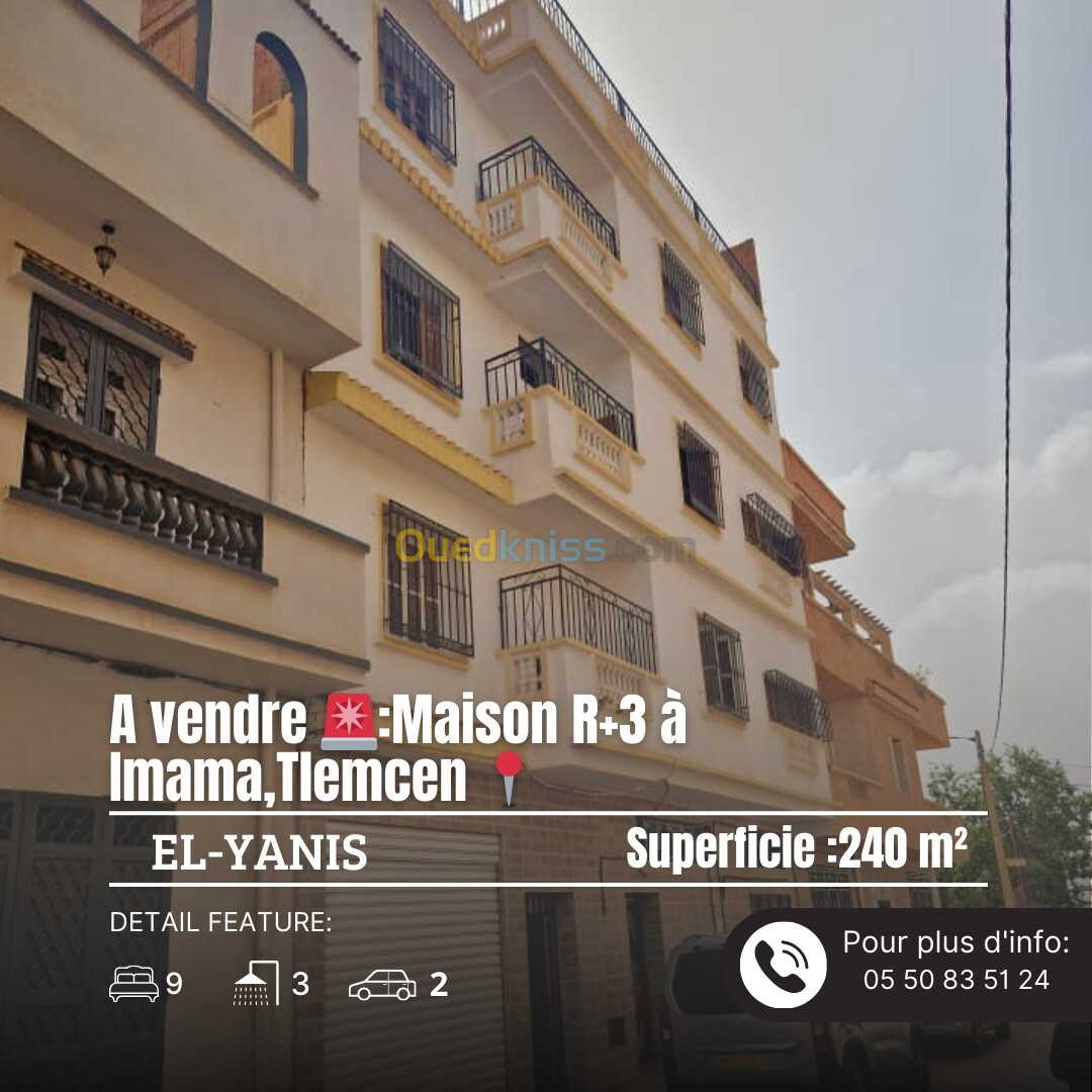 Vente Villa Tlemcen Tlemcen