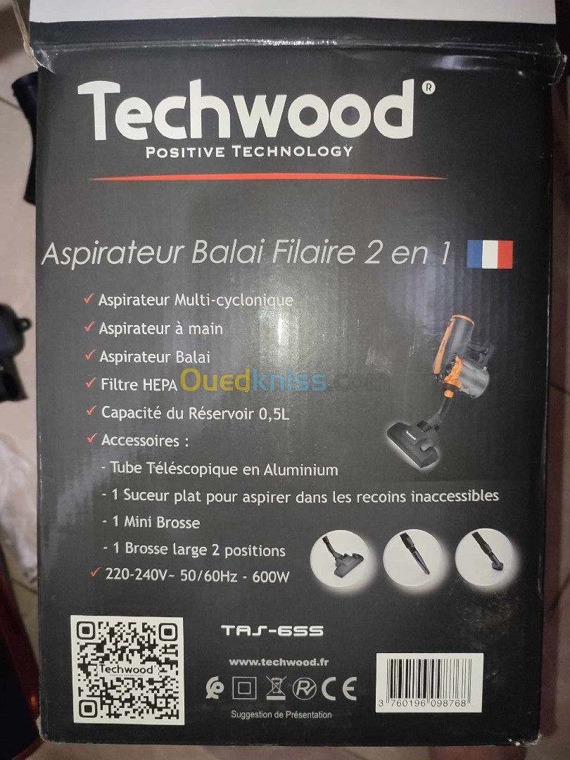 Aspirateur Balai 2en1 600W original/FR