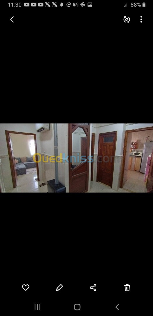 Location Appartement F3 Oran Marsat el hadjadj