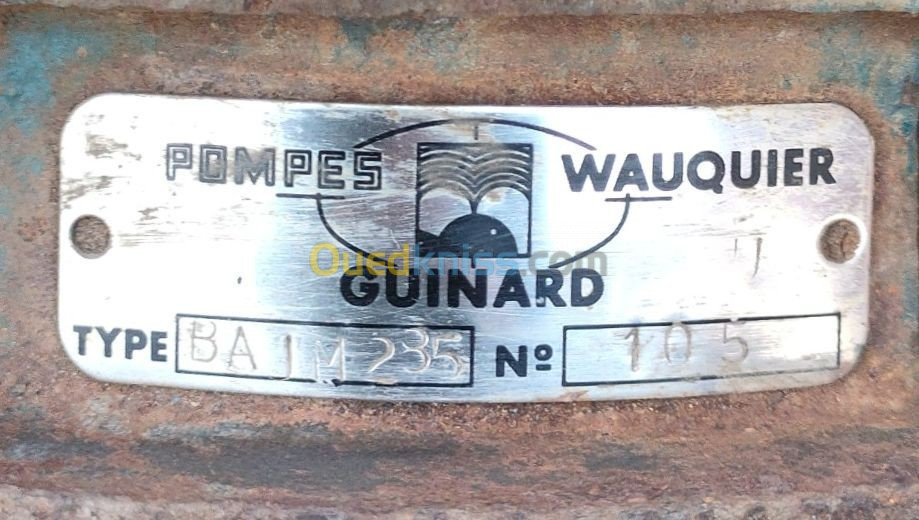 Pompe à eau la marque guinard