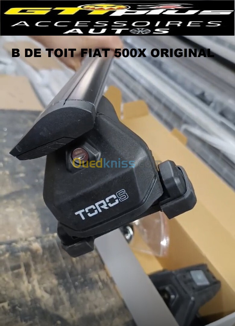 Barres de toit porte-Bagages pour FIAT 500 X