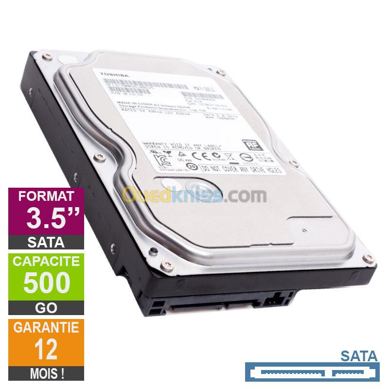 DISQUE DUR SATA 3.5 SEGATE/ TOSHIBA HDD 500 GB NEW 