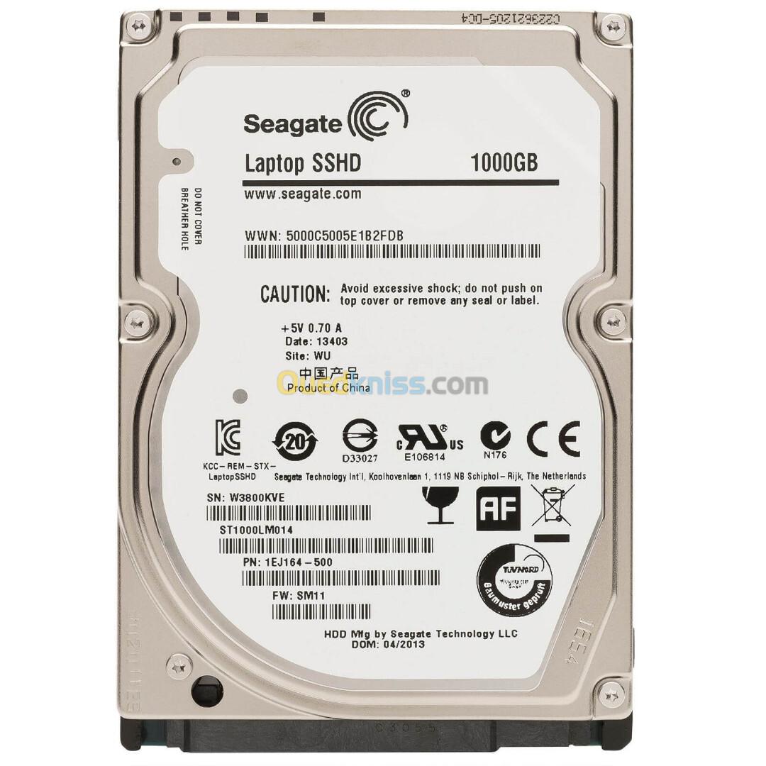 DISQUE DUR SATA 2.5'' SEGATE HDD 1TB 2,5'' PC PORTABLE -PCP NEW