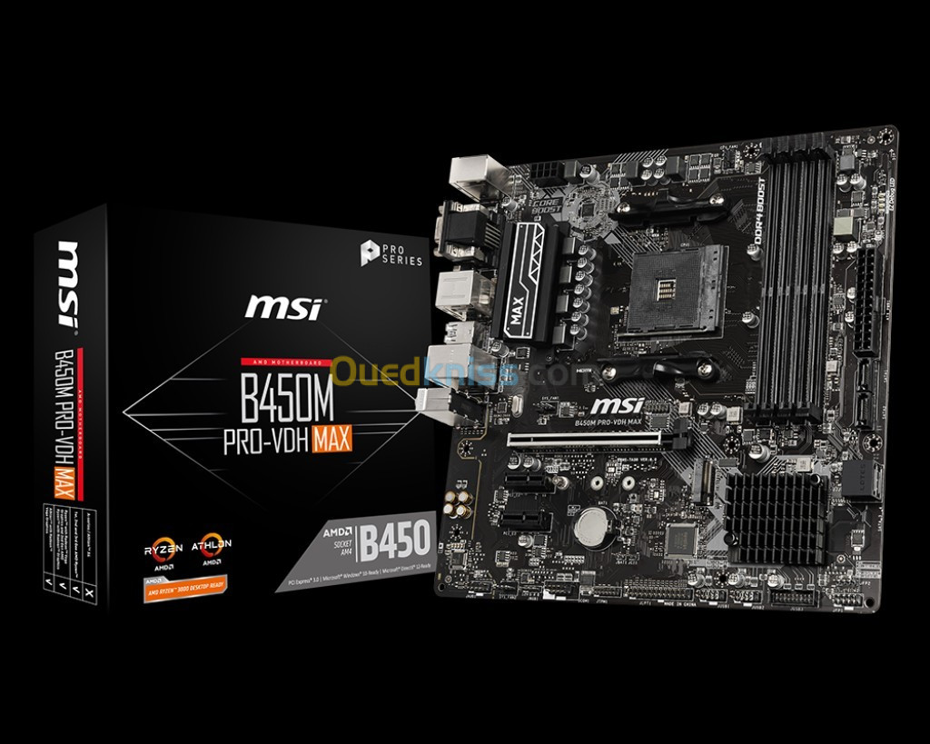 CARTE MERE MSI B450M PRO-VDH MAX