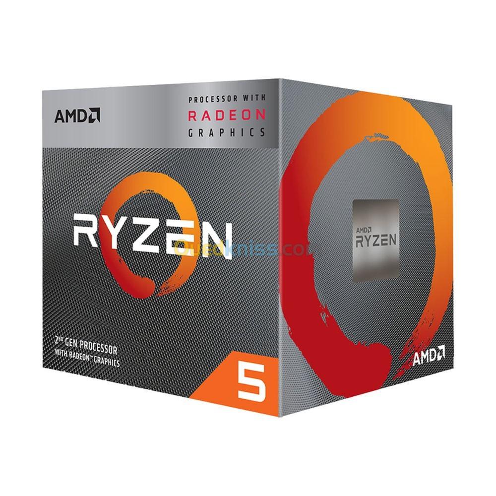 PROCESSEUR RYZEN 5 3400G BOX