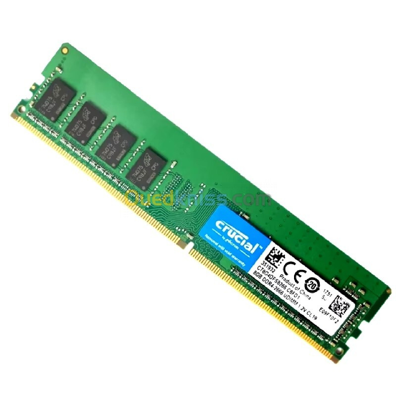 RAM 8GB DDR4 2666 CRUCIAL