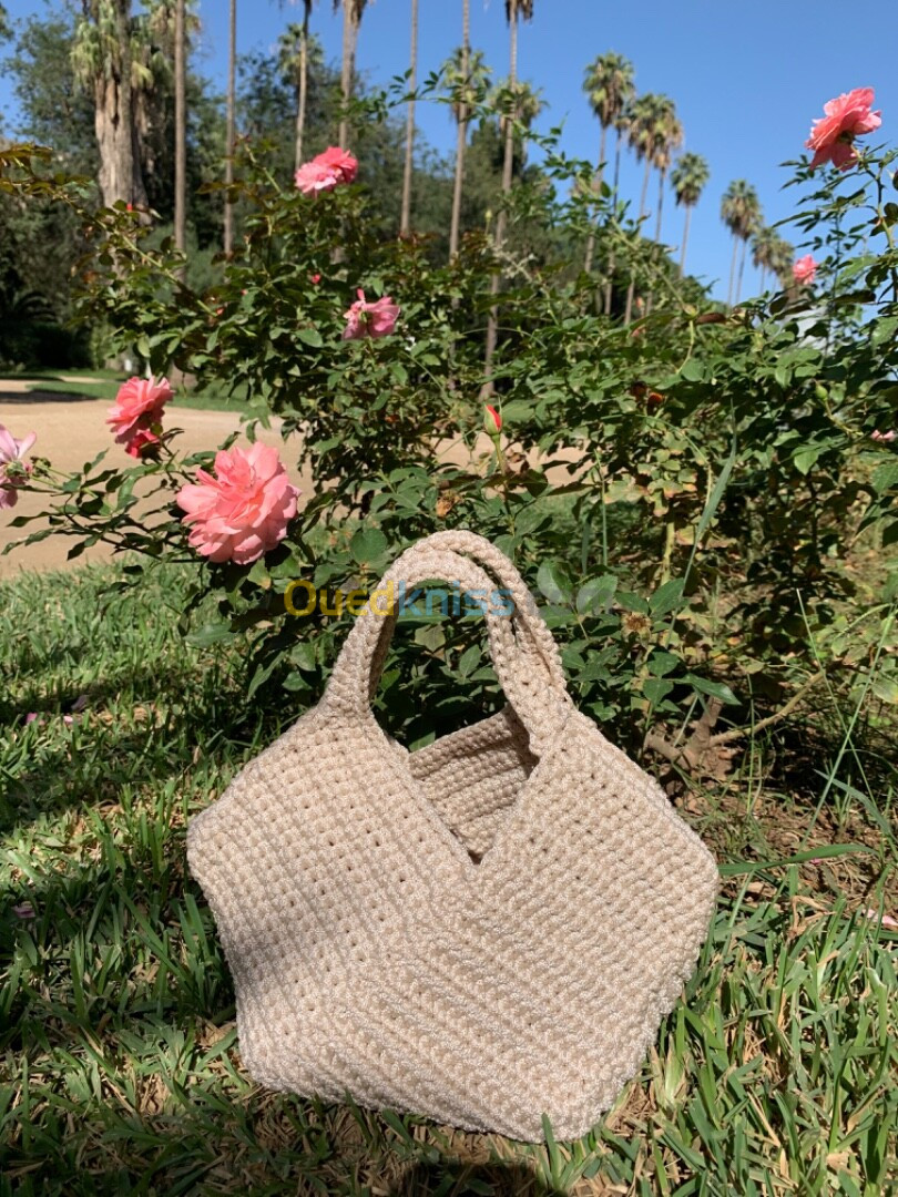 Sac fait a la main crochet 