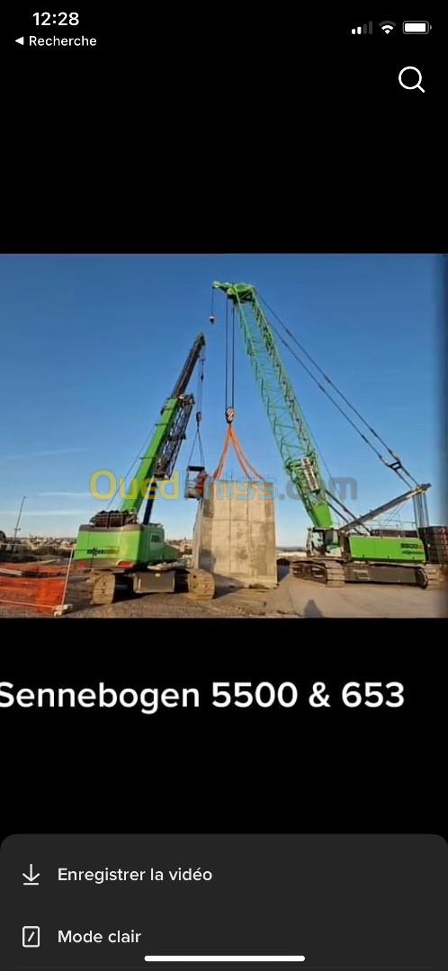 Grue et machine maintenance 