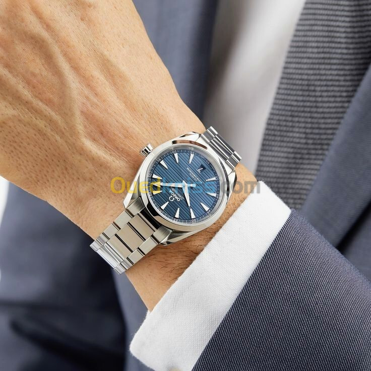 Montre Omega Seamaster Aqua Terra bleu (Coffret)