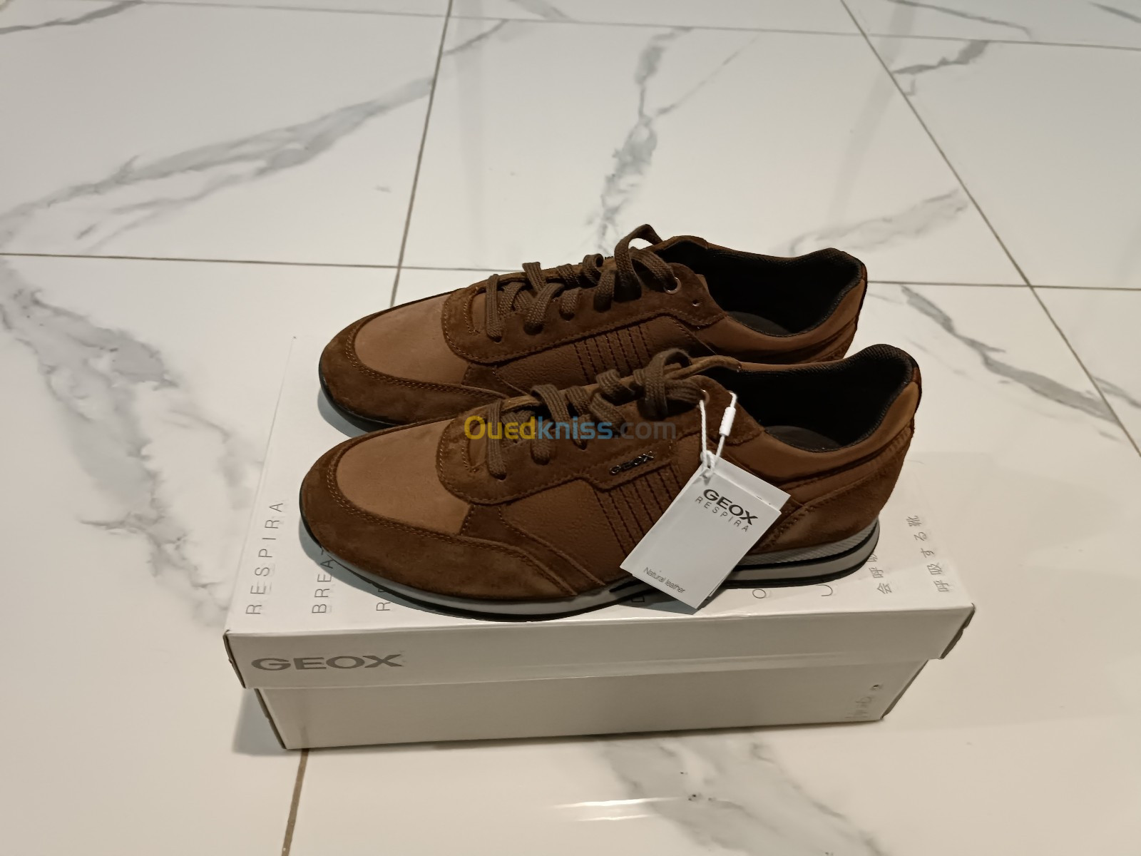 GEOX RESPIRA Renan Homme - Couleur cognac