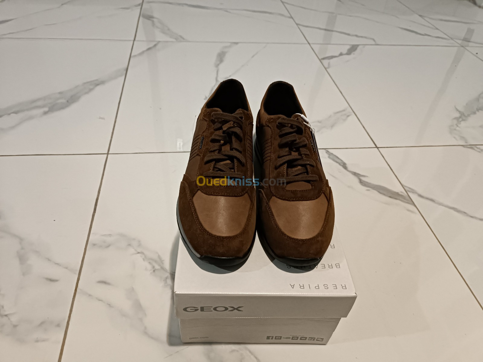 GEOX RESPIRA Renan Homme - Couleur cognac