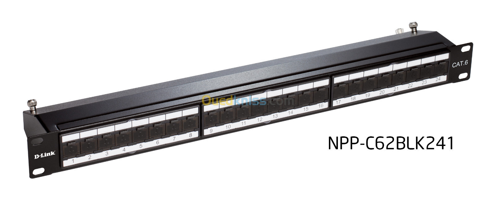 Panneau de Brassage 24-ports 1U D-Link NPP-C62BLK241