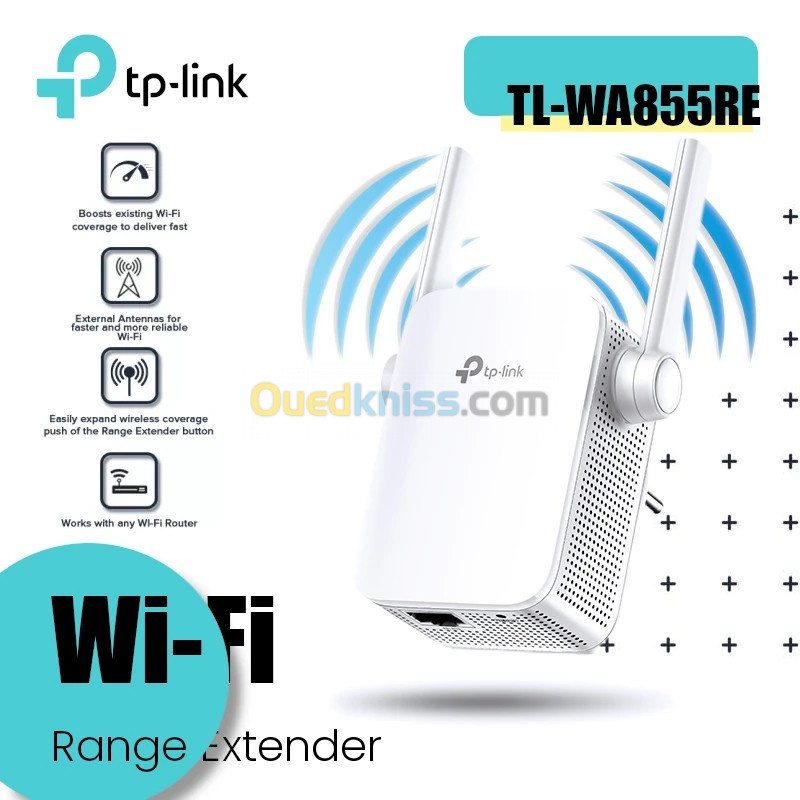Répéteur Wi-Fi TP-Link N300 TL-WA855RE