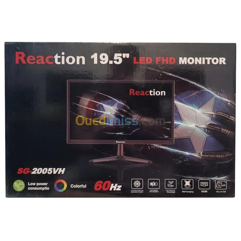 Ecran Reaction 19.5 Pouces Full-HD 60Hz HDMI/ VGA SG-2005VH