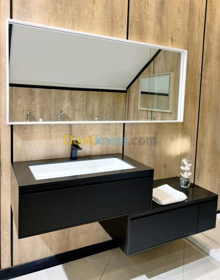 Meuble salle de bain en KRION (corian )