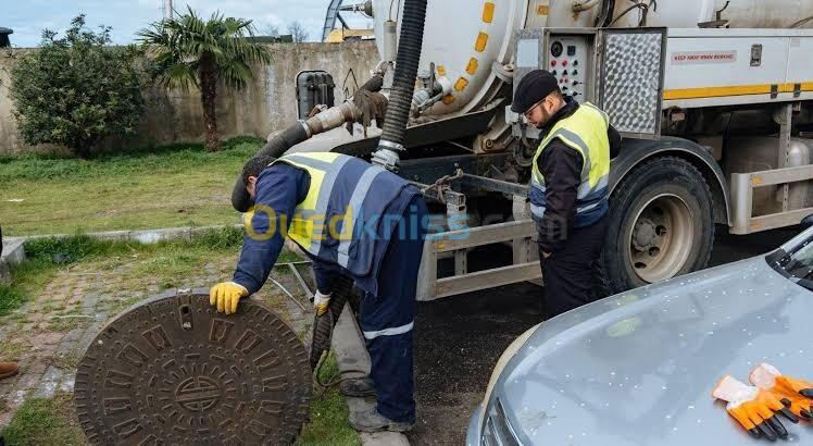 Camion débouchage vidange 