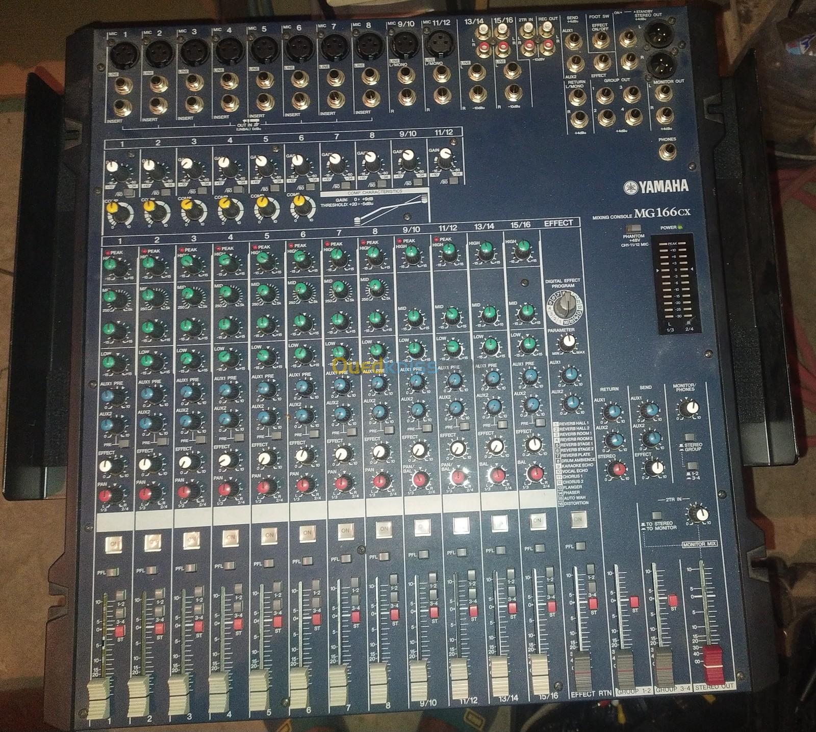 table de mixage yamaha mg166cx