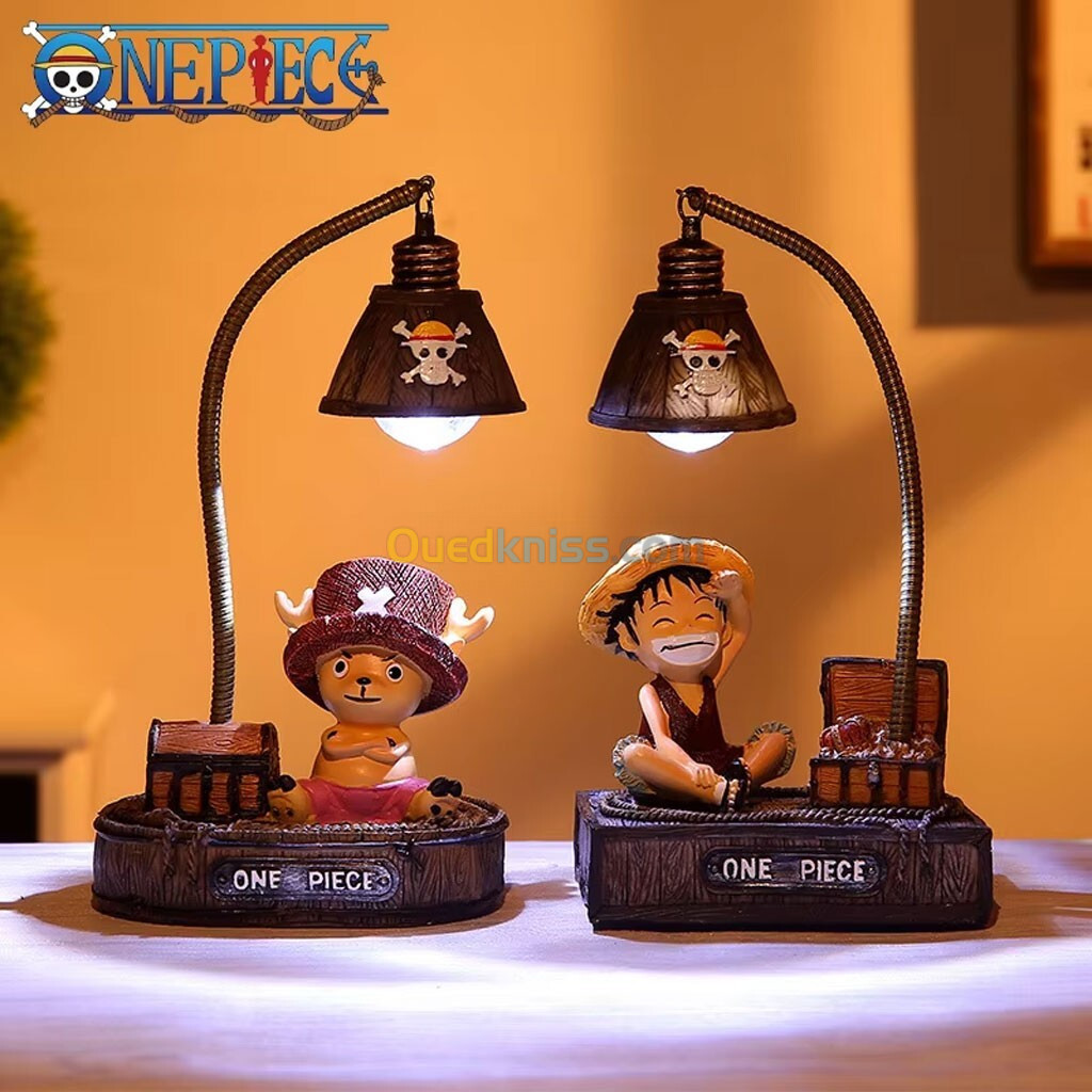 1 Pcs Lampe de table One Piece Monkey D. Luffy Ou Tony Tony Chopper Éclairage décoratif