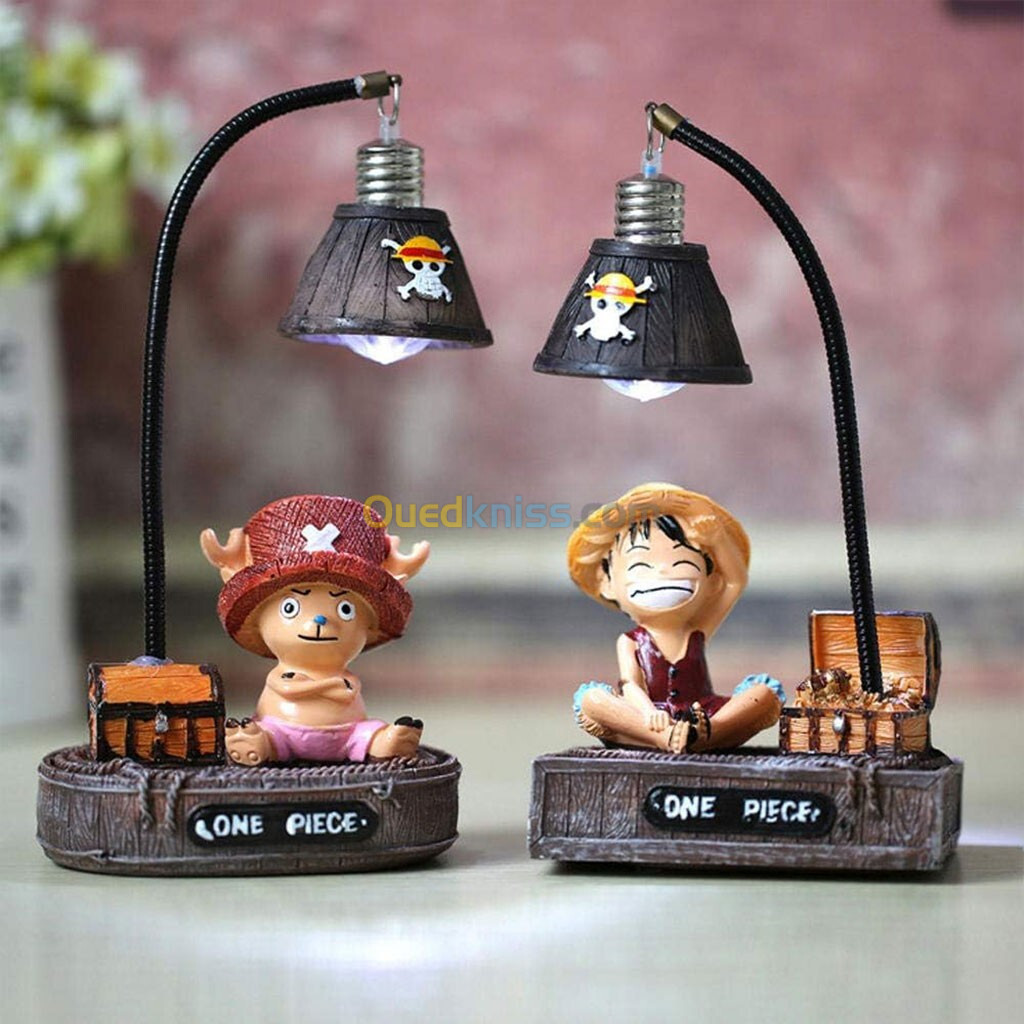 1 Pcs Lampe de table One Piece Monkey D. Luffy Ou Tony Tony Chopper Éclairage décoratif