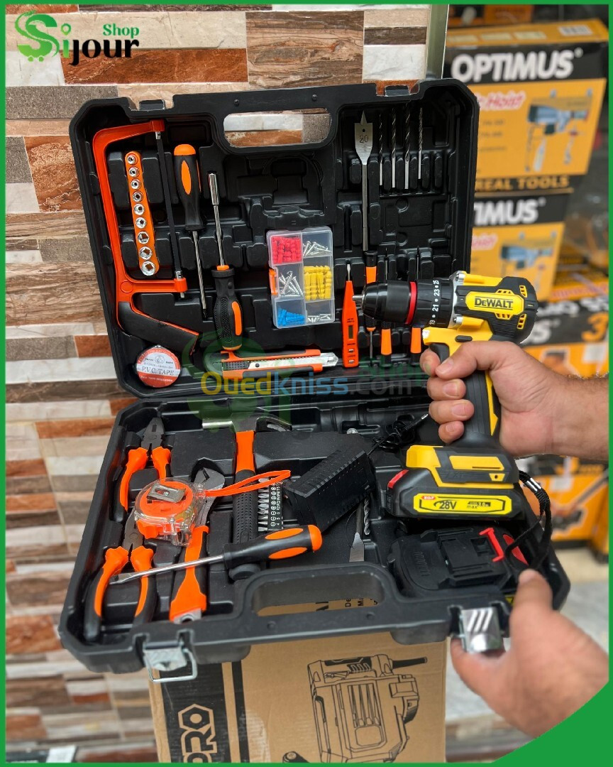 Caisse vissesue dewalt 28 volt