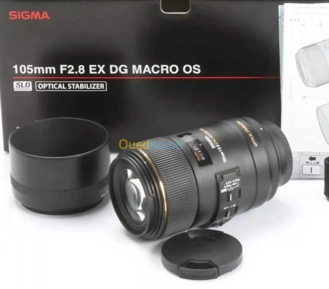 Objectif Sigma 105mm F2.8 EX DG Macro