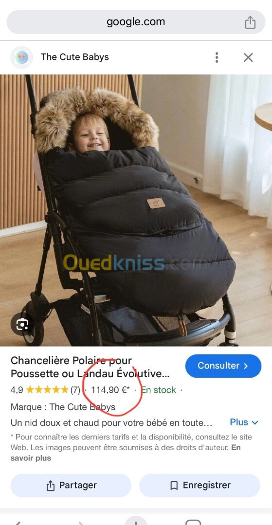 Chancelière bébé 