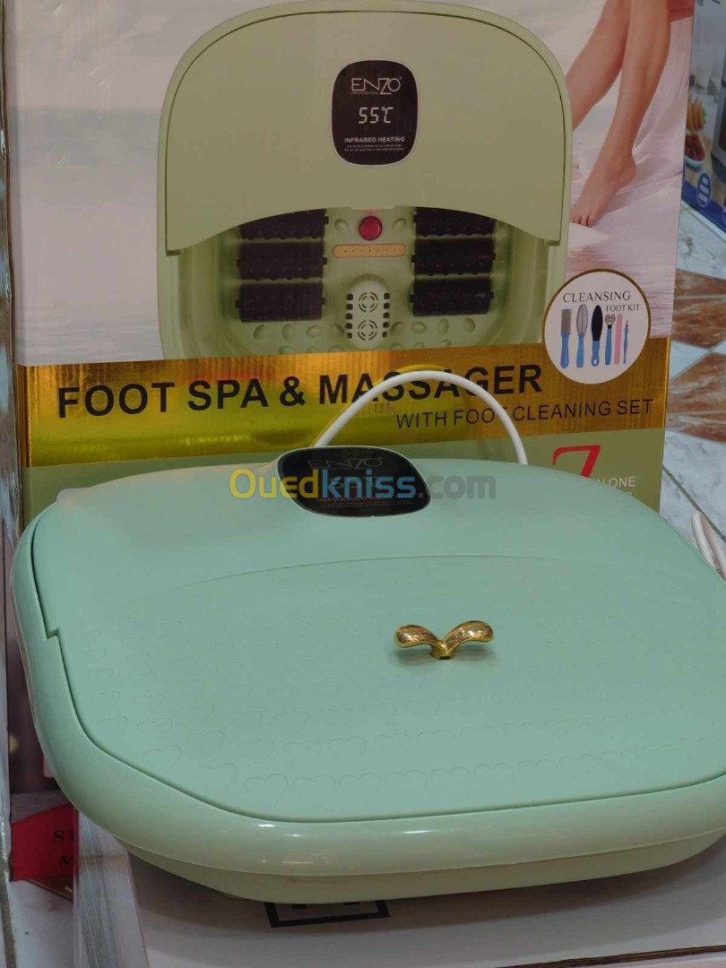 ENZO PROFESSIONAL Masseur De Bain Pour Les Pieds Spa Pour Les Pieds Motorisé 7in1