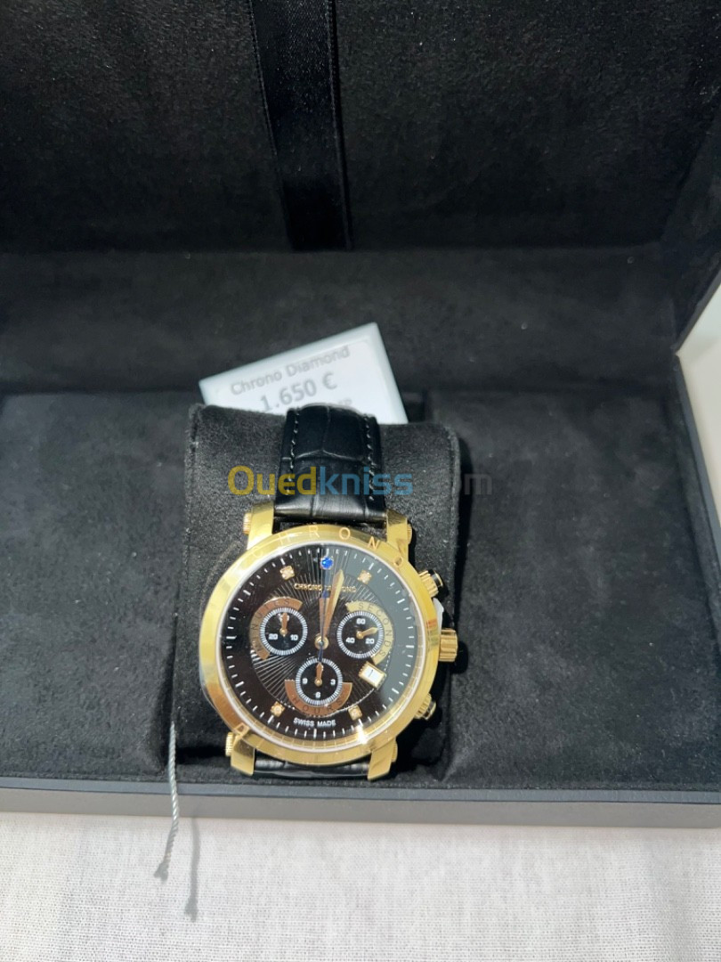 Montre suisse chrono discount diamond