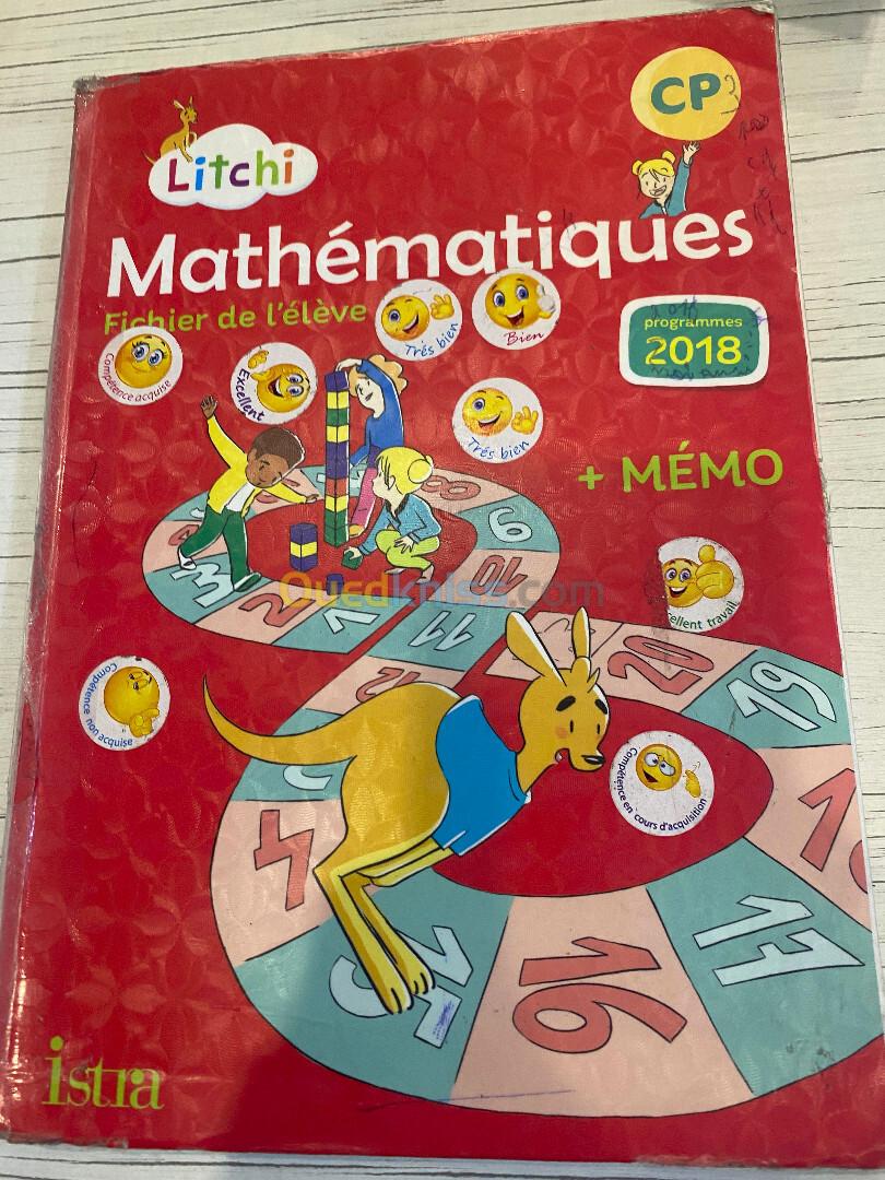 Livre Mathématiques en Français (élève) CP 1ère année primaire