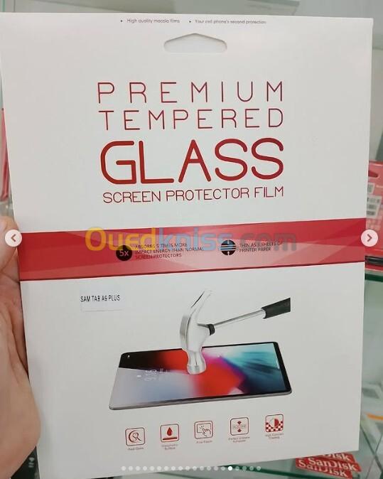  Protecteur d'écran pour Galaxy Tab A9 plus Premium, verre trempé HD plat transparent 9H