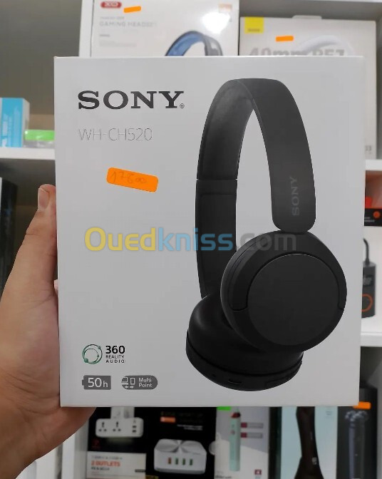 Casque sans fil WH-CH520 Sony avec microphone, appel , tout neuf en Stcok