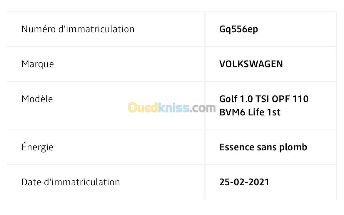 Volkswagen golf 8 2021 GOLF LIFE