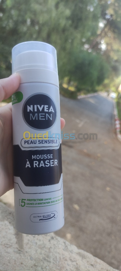 Mousse et gel de rasage nivea / gillette pour hommes 