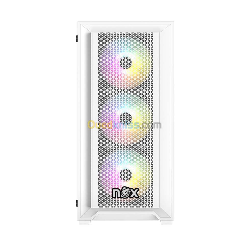 NOX FUSION SPECTRUM WHITE 4 FAN ARGB + REMOTE