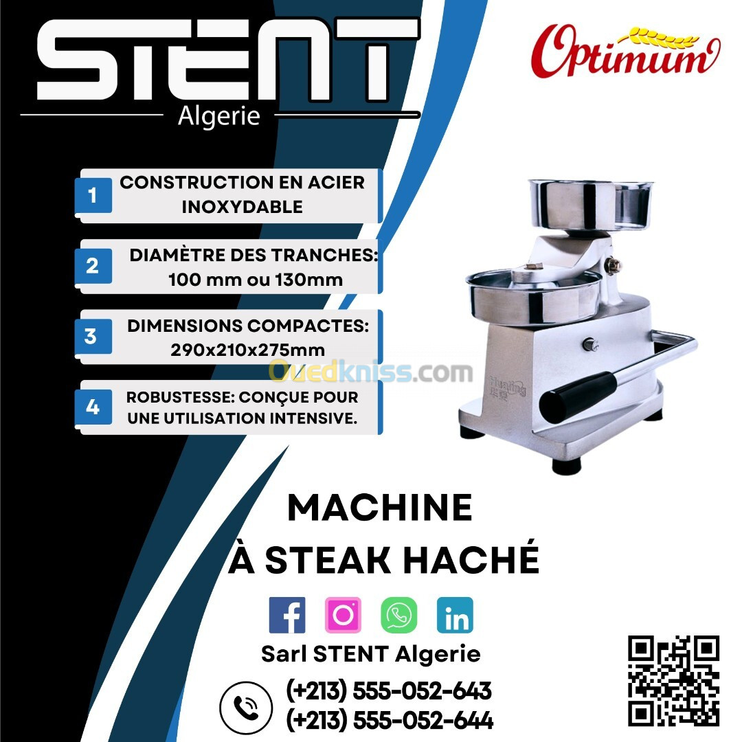 Machine à steak haché / Press steak haché 