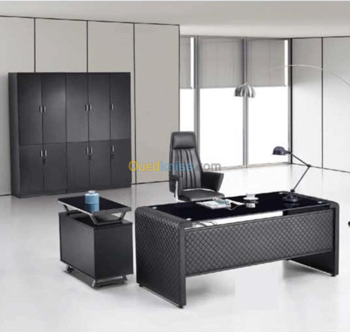 Ensemble de bureau 1.60M et 1.80M - importation en verre