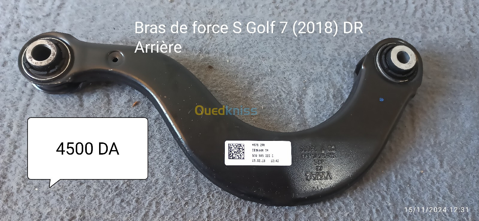  VW AG (Pièces détachées golf 7 (2018