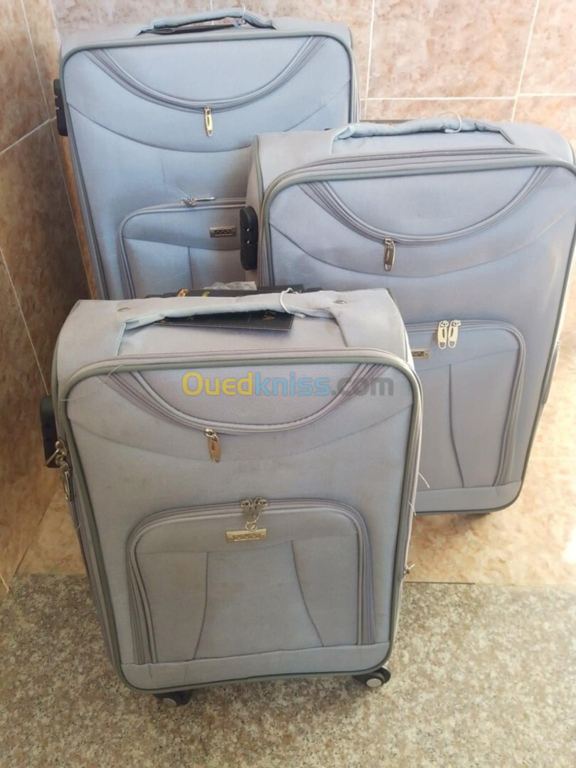 Affaire Serie de 3 Valises Grande moyenne petite en tissu Anti taches مجموعة حقائب مكونة من 3 حقائب