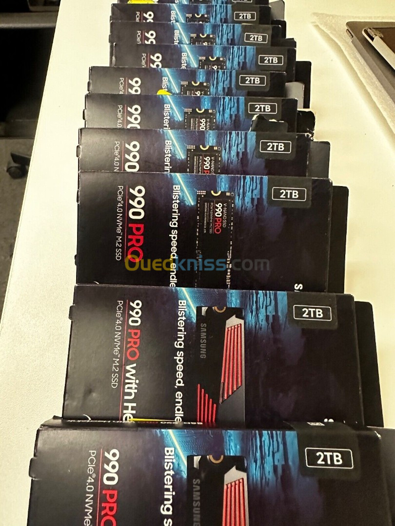 Samsung SSD 990 PRO 2TB PCIE 4.0X4 NVME avec Heatsink -- promotion