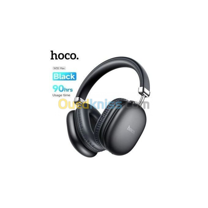 Hoco W35 Max 90H d'autonomie - Casque Sans Fil Bluetooth 5.3 - AUX / TF CARD / BT